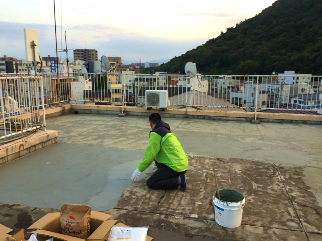 ケレン・フィーラー塗布