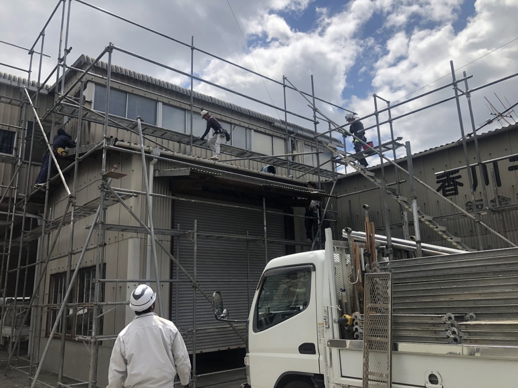 足場工事