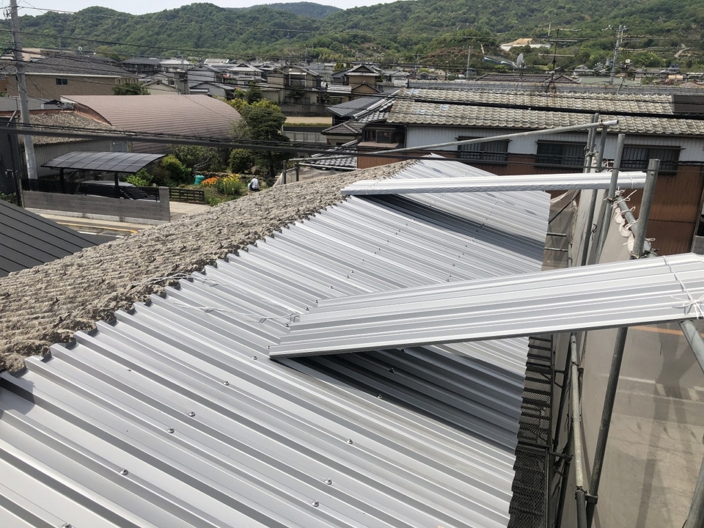 金属屋根工事