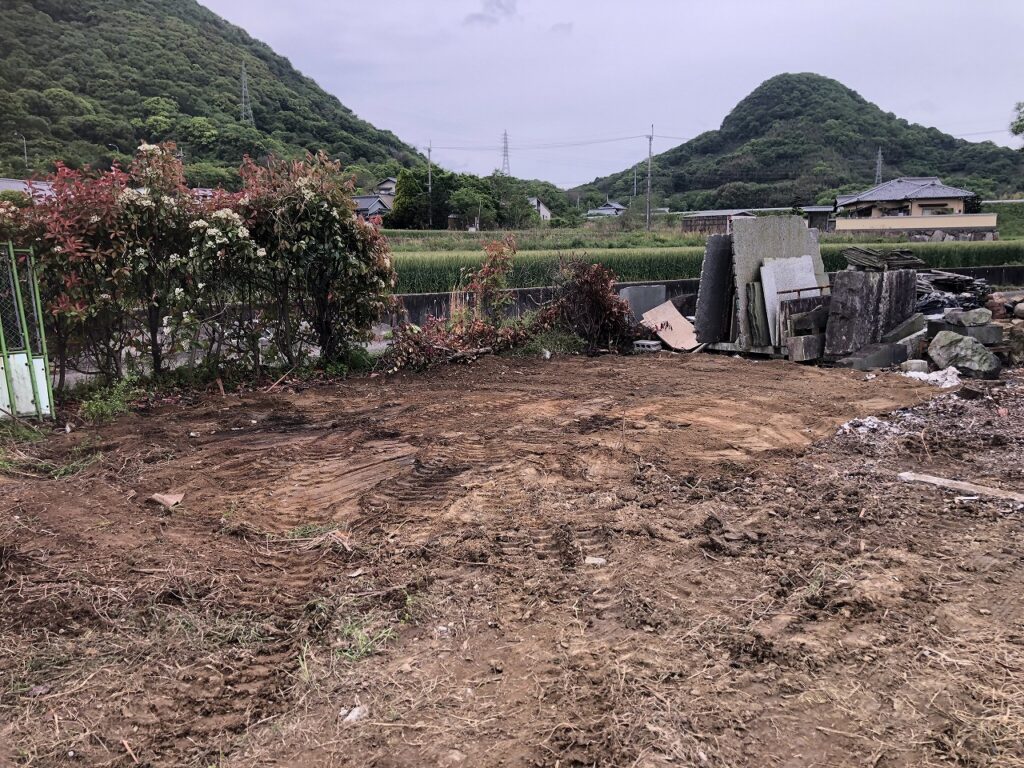 プレハブ解体工事完了