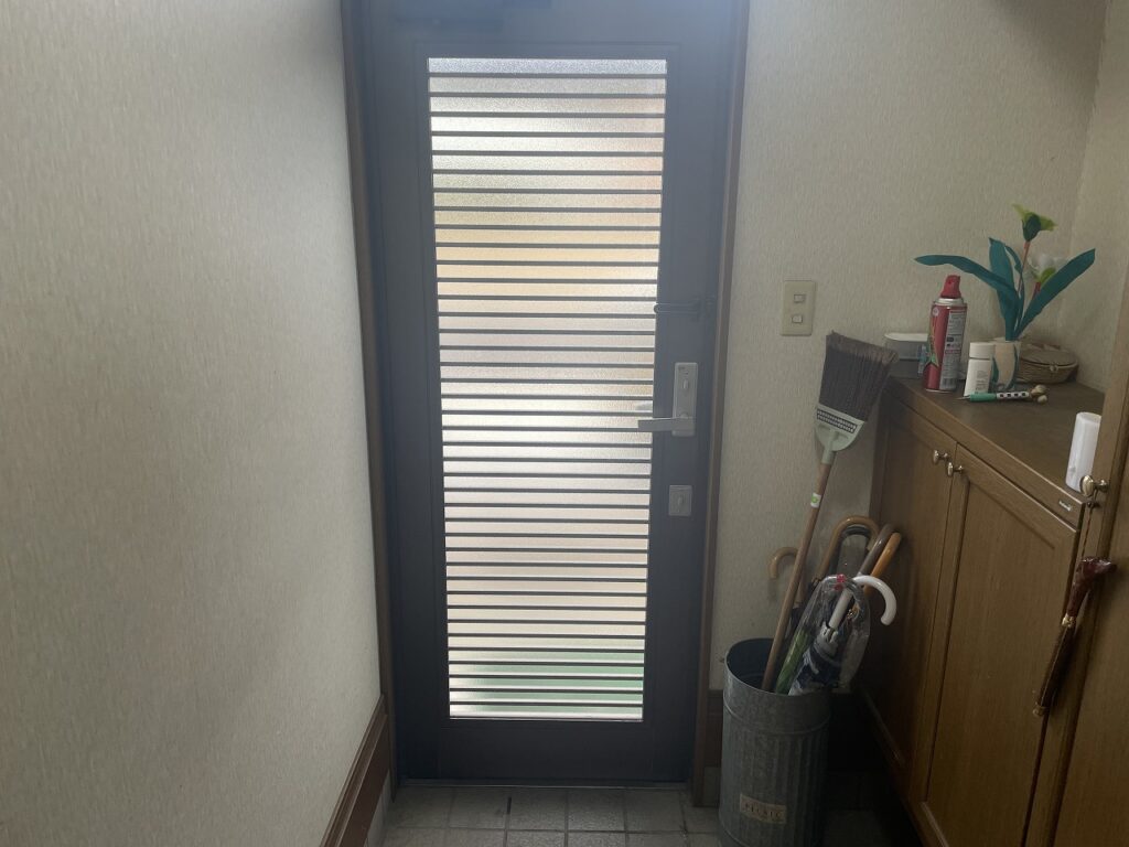 ガラス交換完了