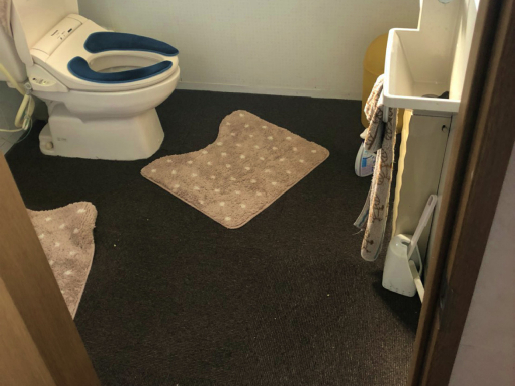 クッションフロアー張替え前