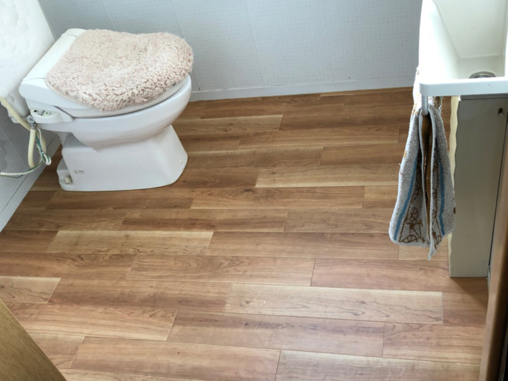 クッションフロアー張替え完了