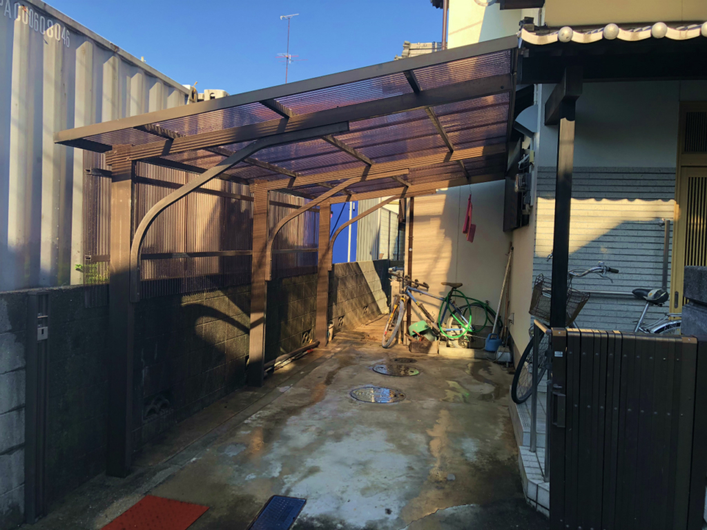 波板張替え完了