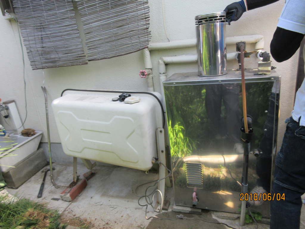 既存ボイラー撤去