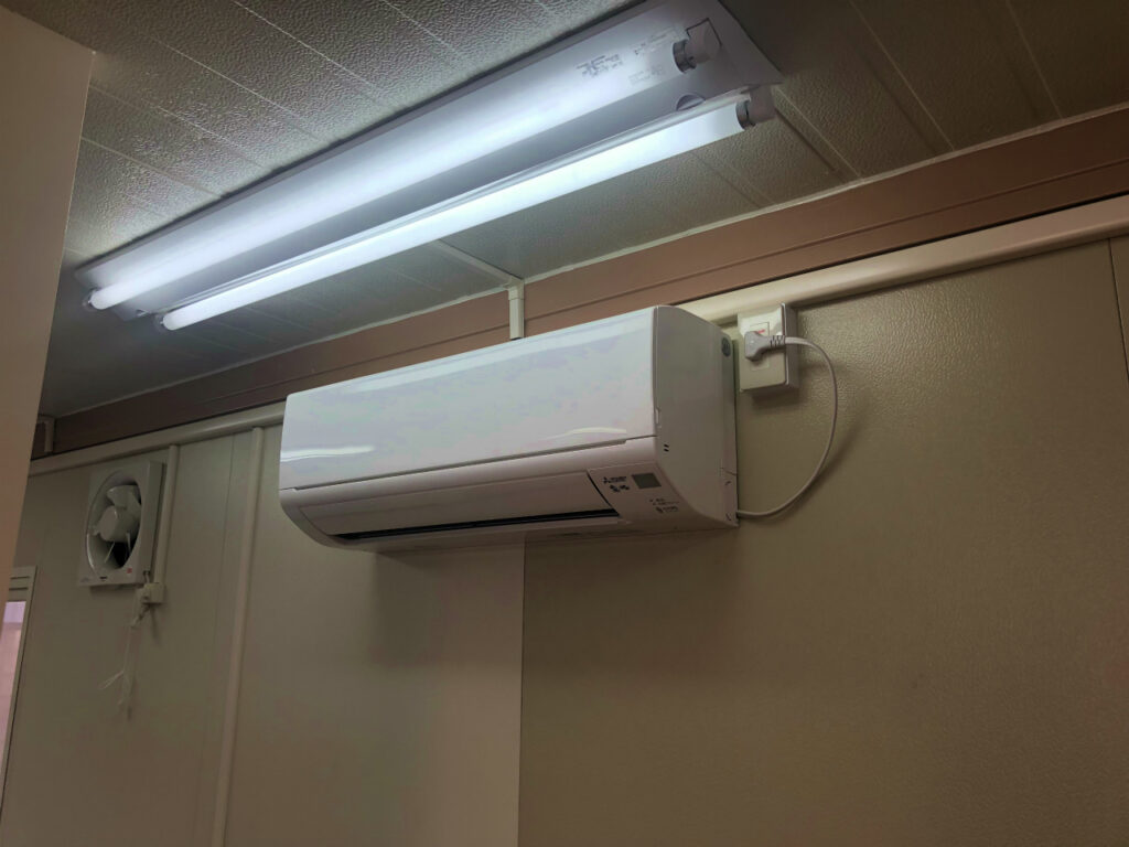 エアコン取付完了