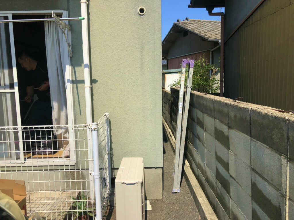 エアコン取付前