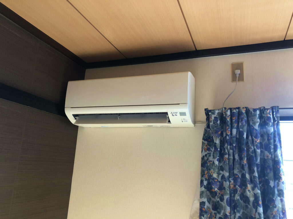 エアコン取付完了