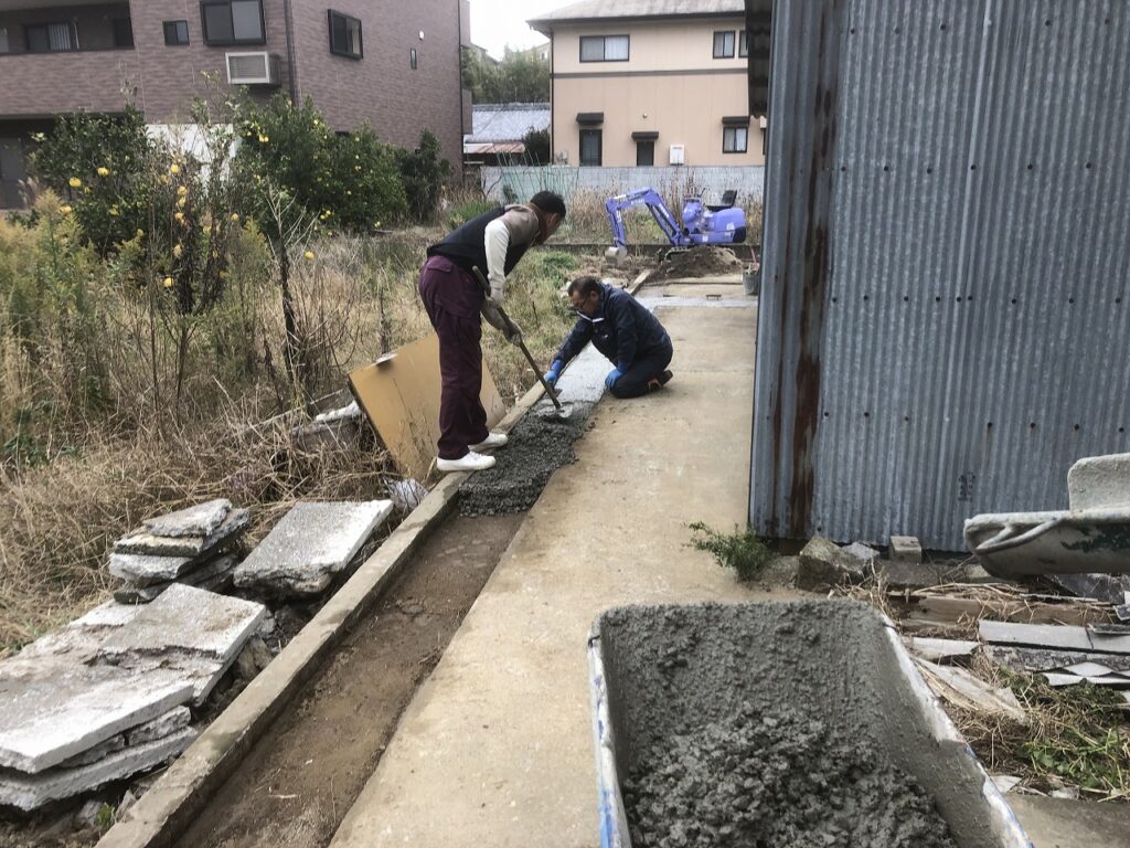 コンクリート打設