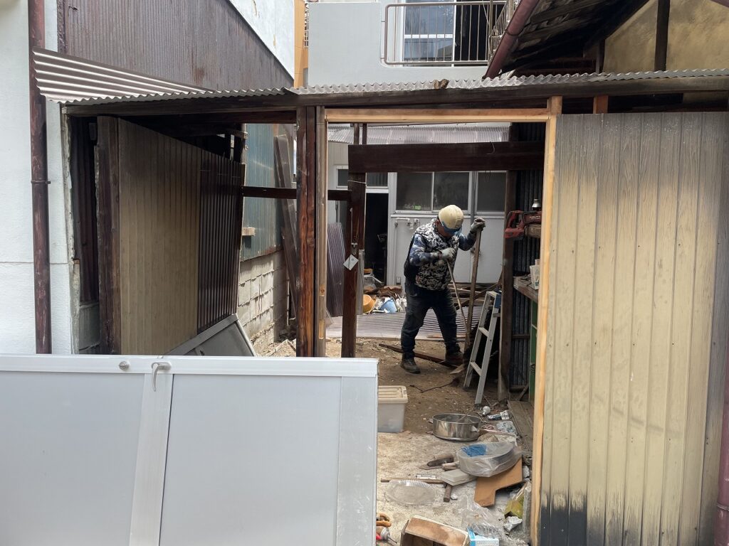 作業スペースの確保