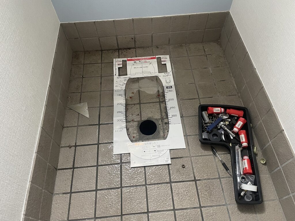 トイレ取外し