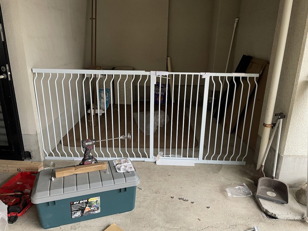 ペット用柵設置