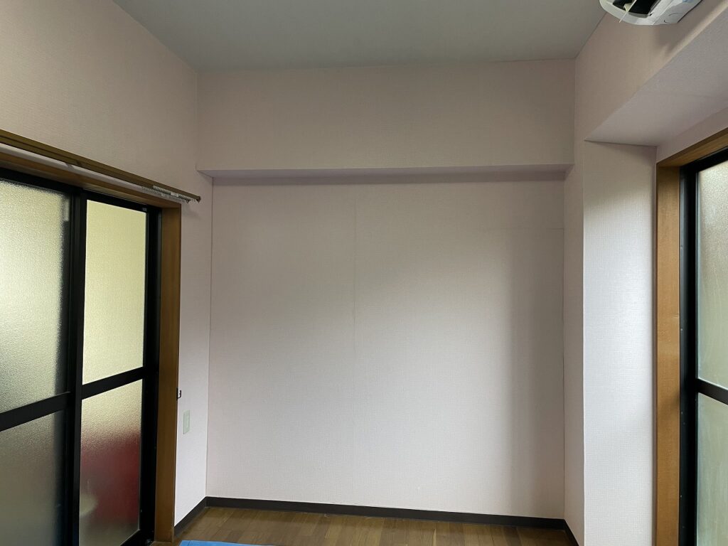 クロス張替え工事完了