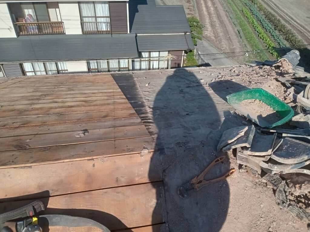 ルーフィングの誤り