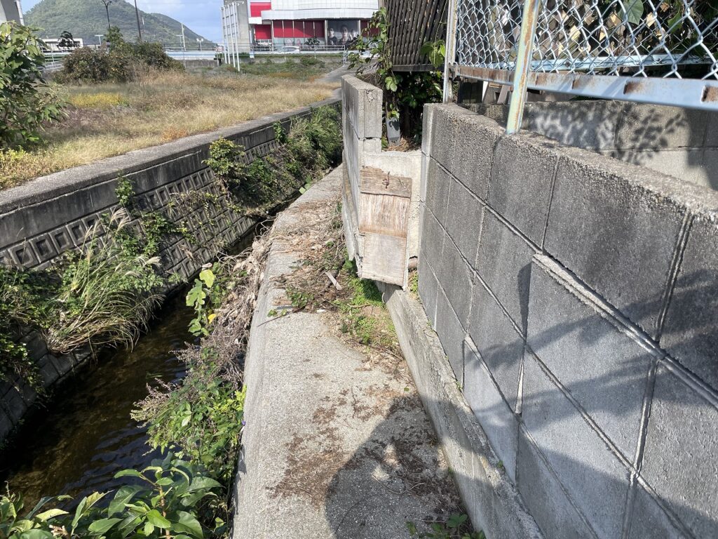 ブロック塀撤去前