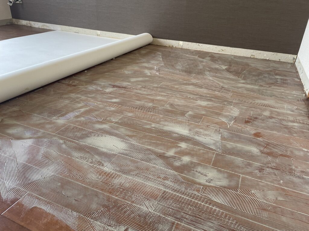 クッションフロアー張替え