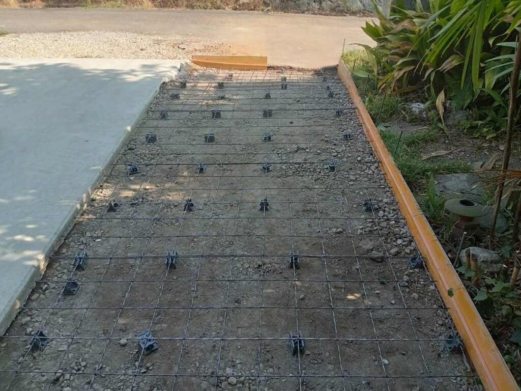 コンクリート打設前準備