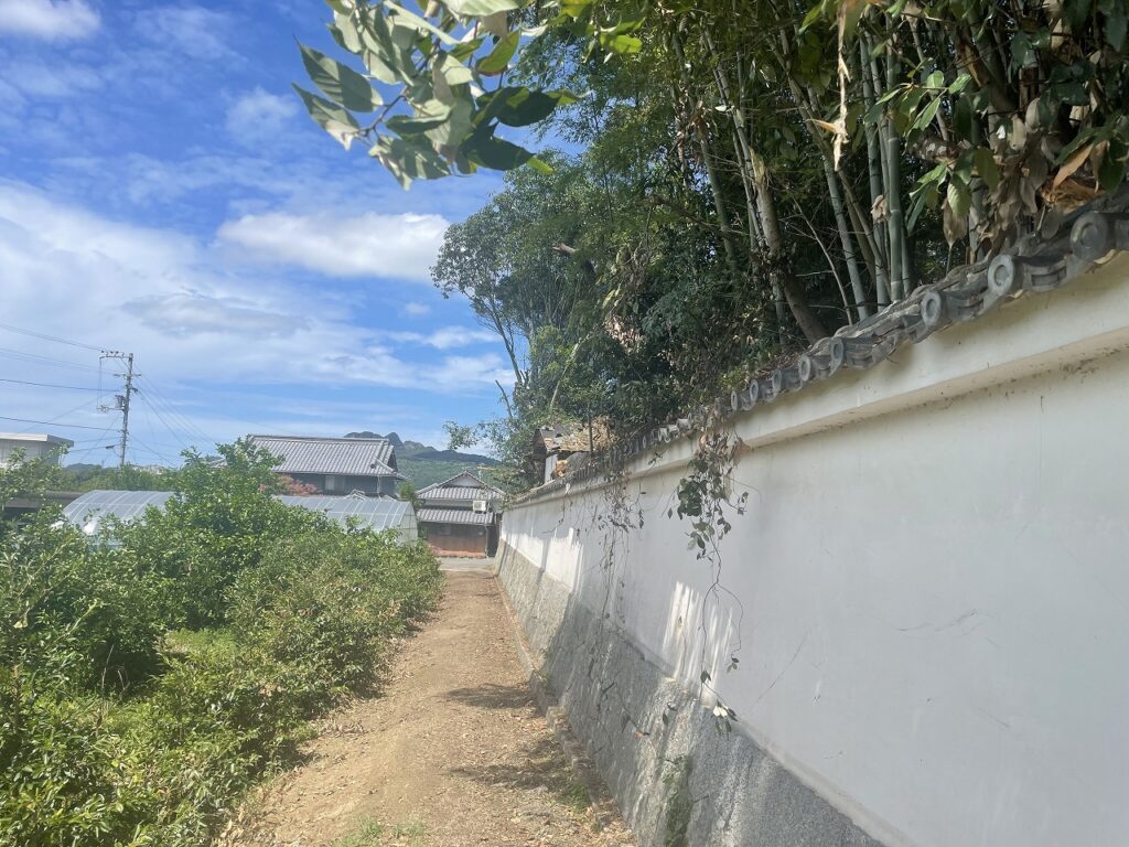 建屋西側工事完了