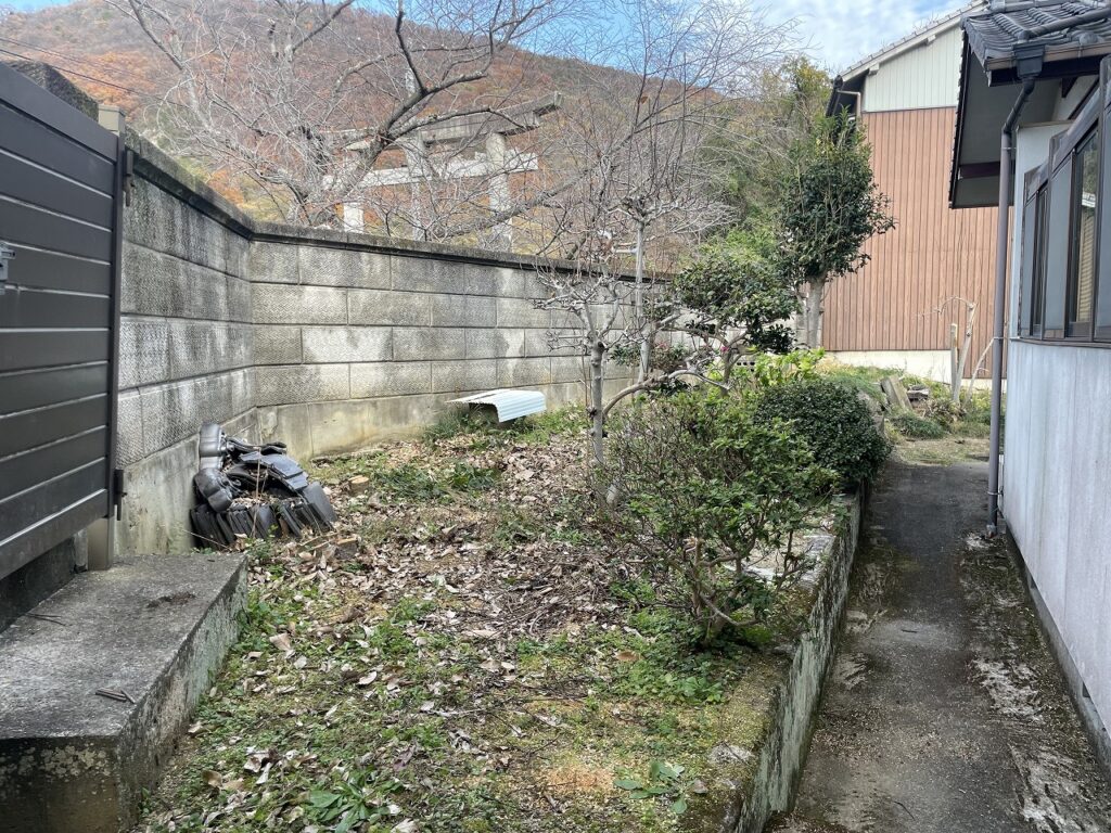 枝打ち・伐採工事完了(北側)