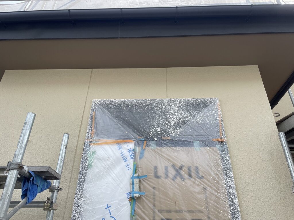 玄関周りの塗装