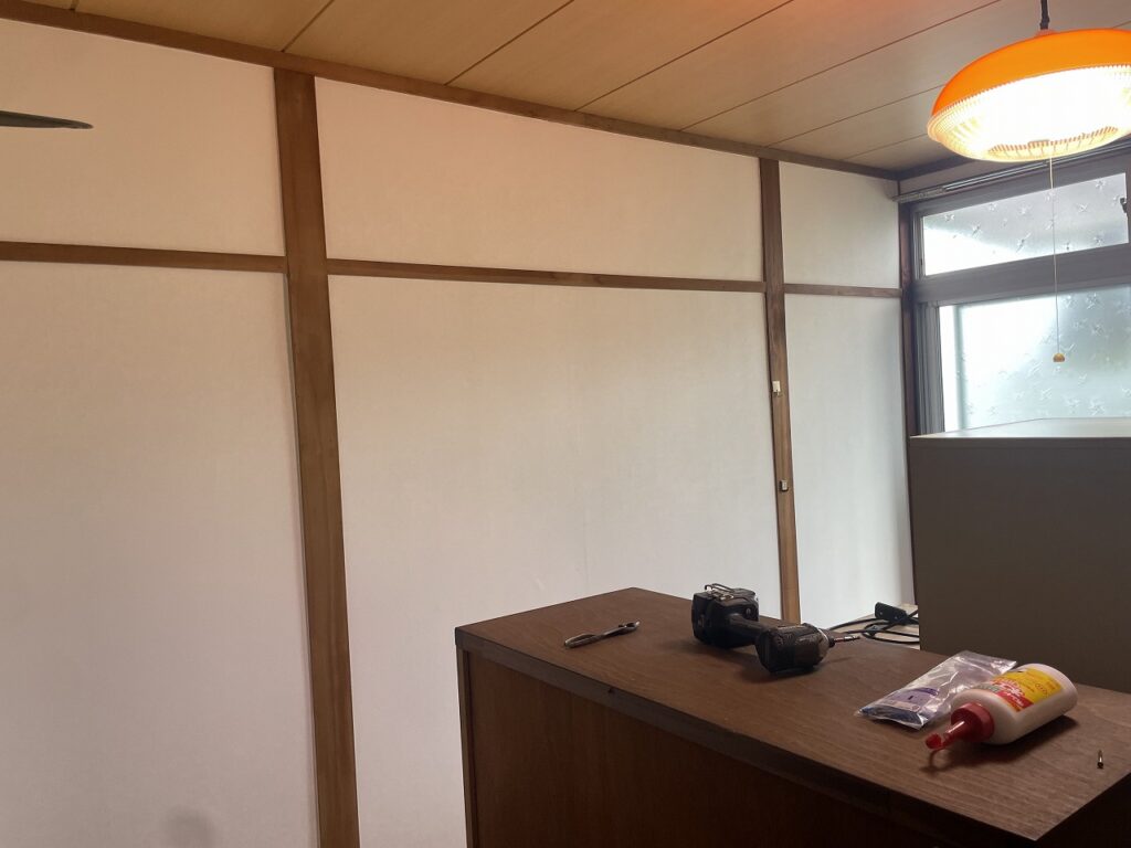 クロス張り状況