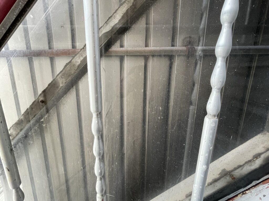 階段の役物塗装