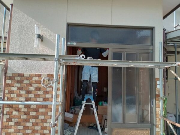 既存引き戸撤去