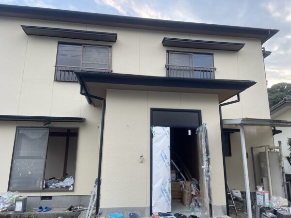高知市 T様 軒天工事・雨戸撤去工事