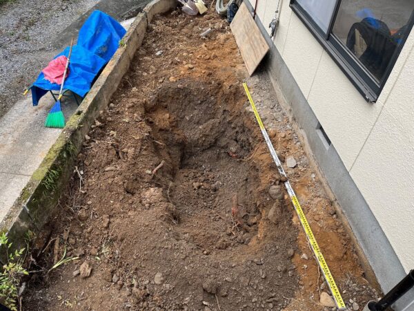 位置出し・掘削