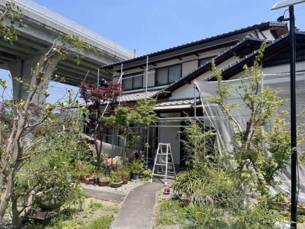 養生・足場撤去