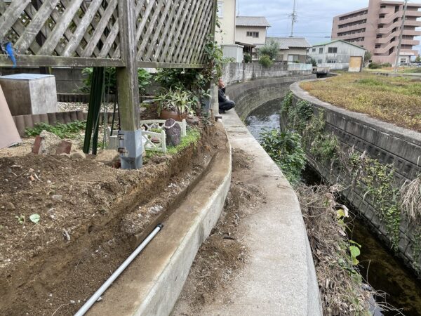 ブロック塀撤去完了