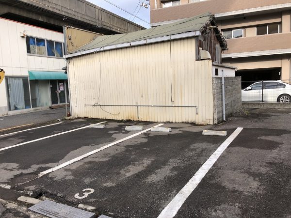 屋根部分解体撤去完了