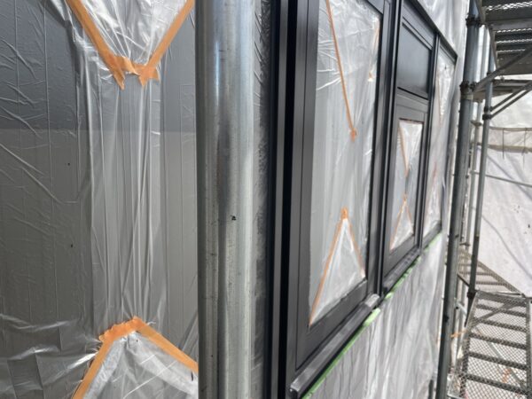 サッシ部の塗装