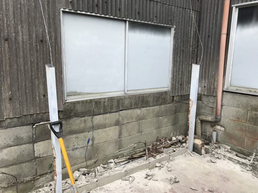 カーポート撤去