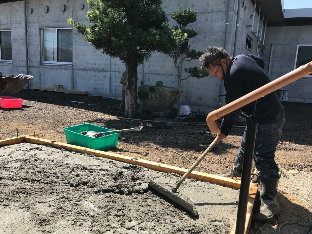 コンクリート打設