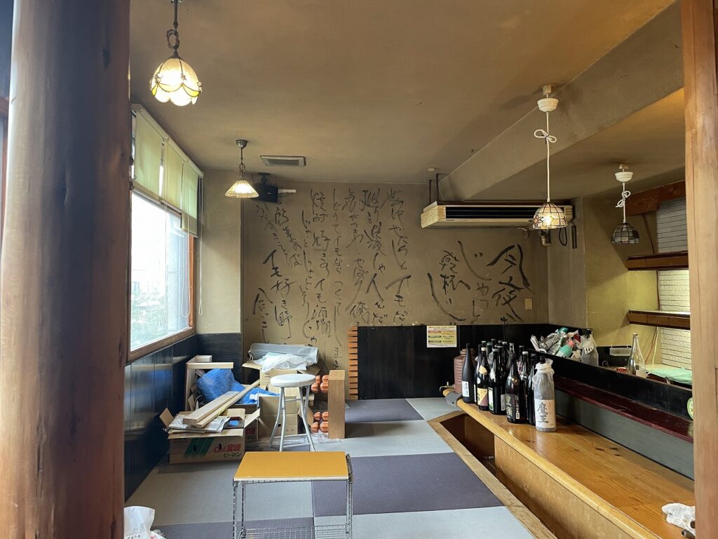 店舗内装工事前