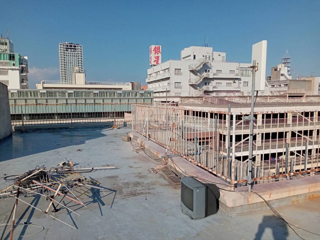 不要アンテナ撤去