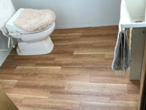 クッションフロアー張替え完了