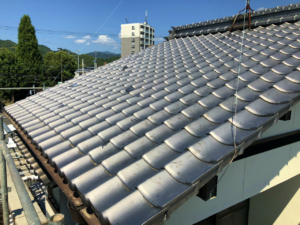 日本瓦屋根葺き替え完了