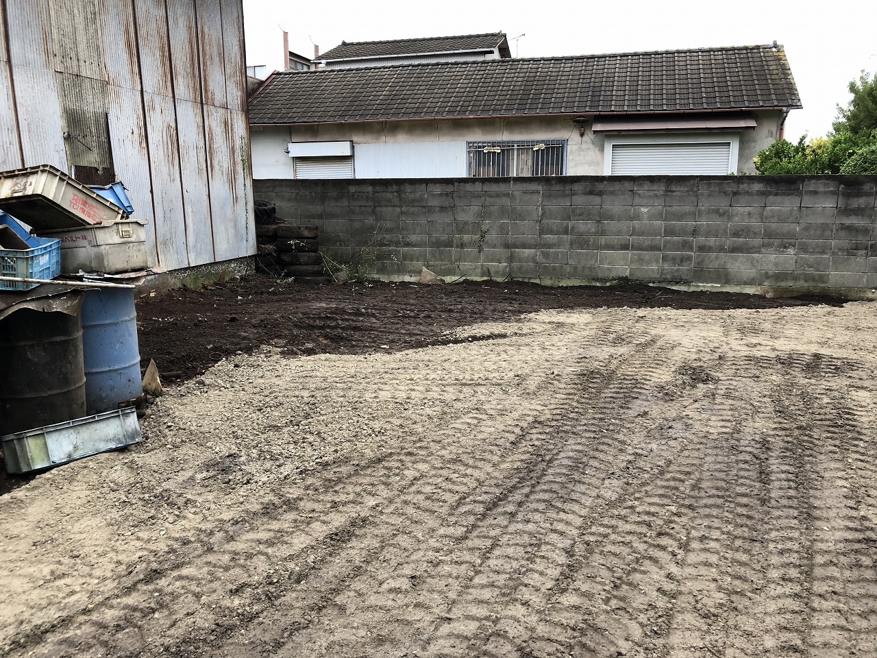 伐採・造成完了