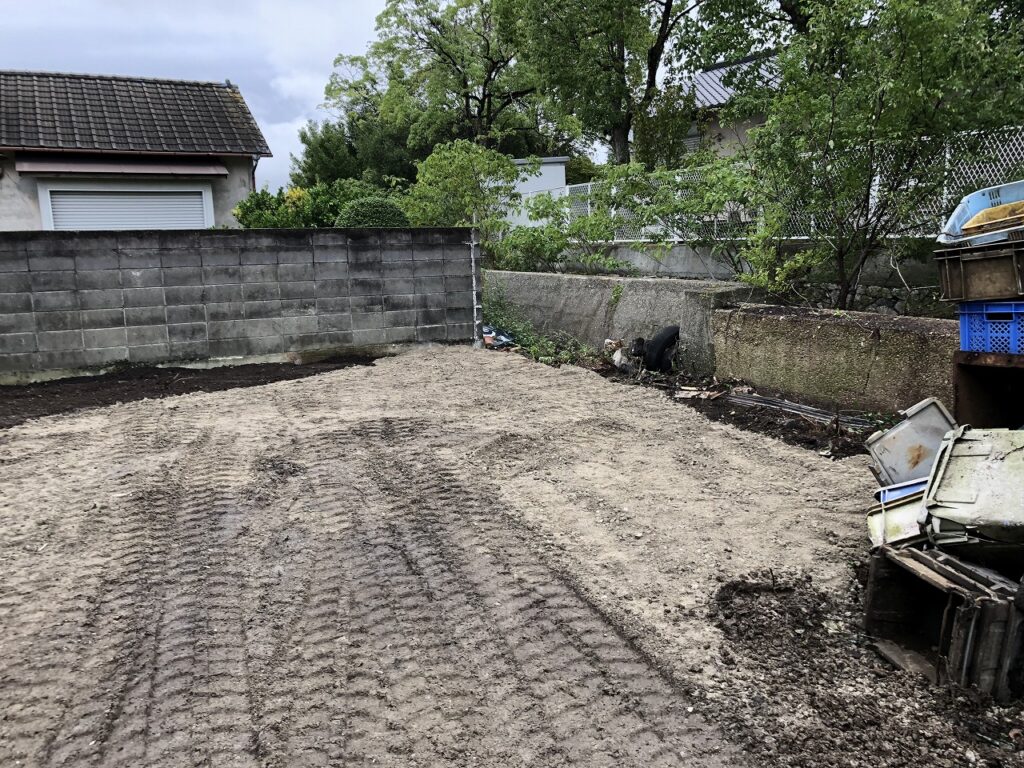 伐採・造成完了