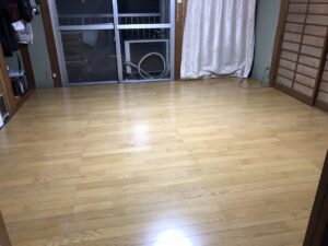 フローリング張替え工事完了