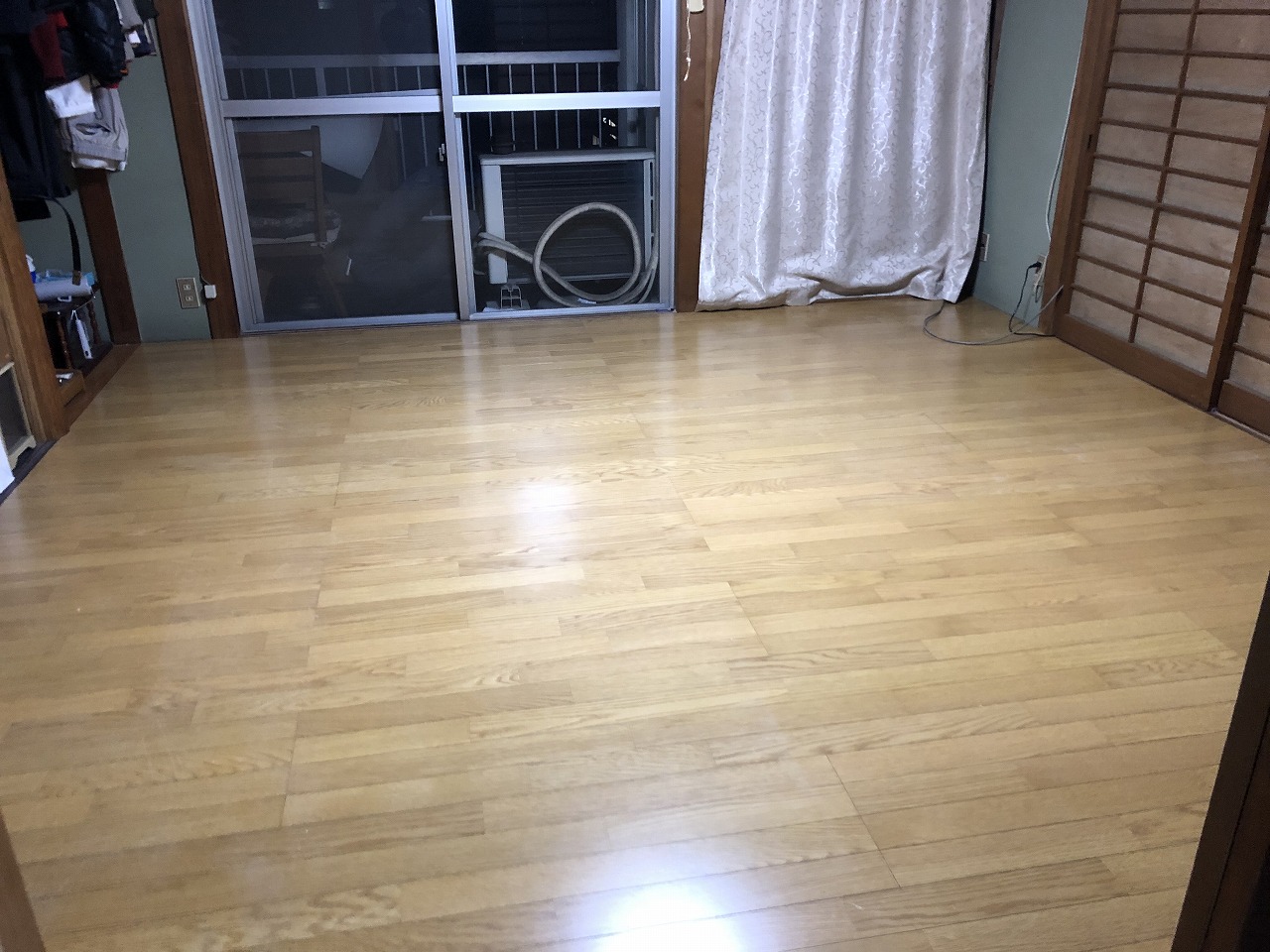 フローリング張替え工事完了