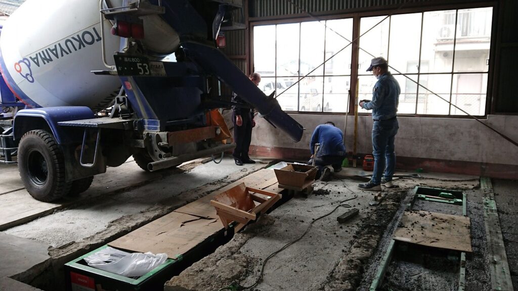 コンクリート打設