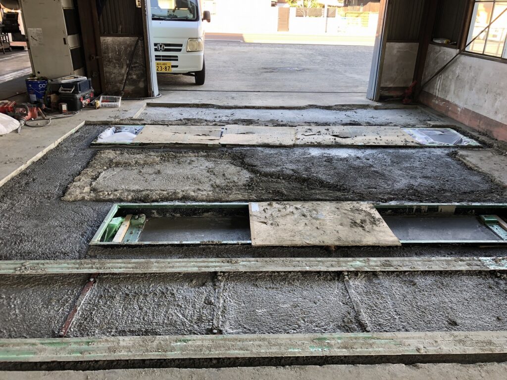 コンクリート打設完了