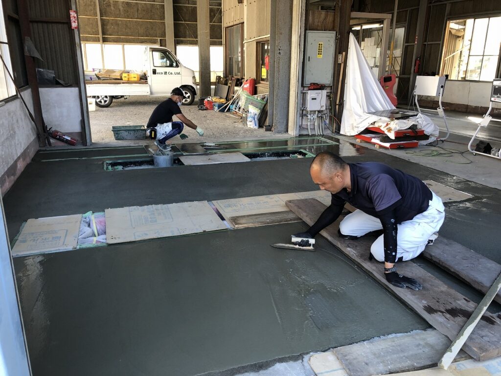 モルタル左官仕上げ