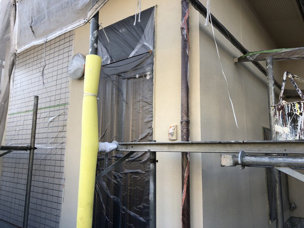 外壁塗装・中塗り