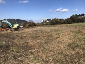 伐採・造成工事完了