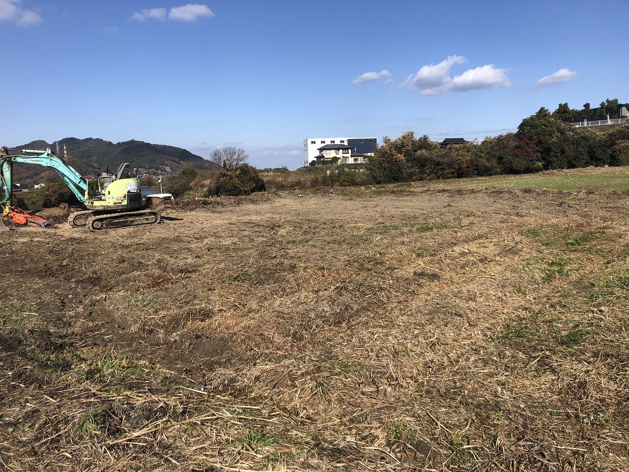 伐採・造成工事完了