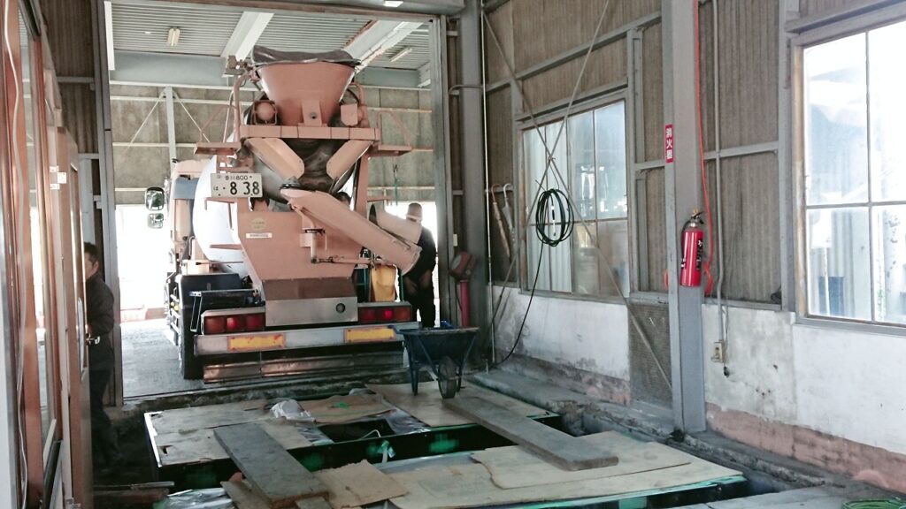 コンクリート打設